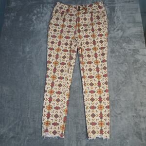 Free People We The Free 29 Aztec Skinny Jeans Women's Size 26 Southwest